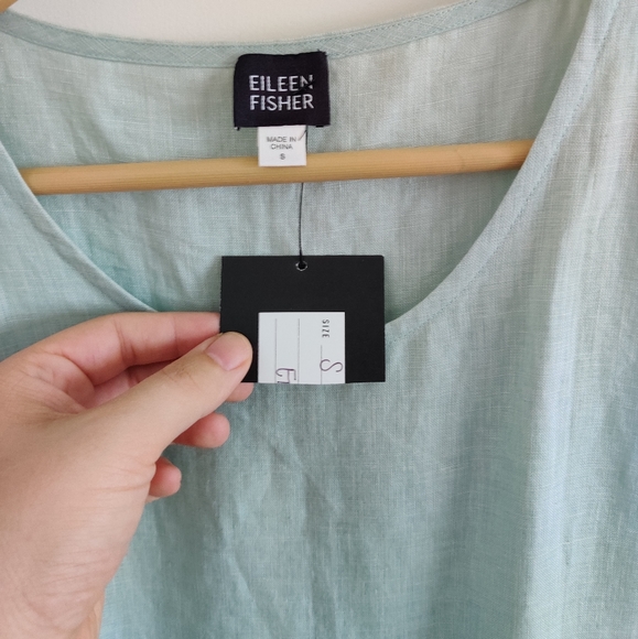 Organic Handkerchief Linen Tank Dress - Picture 8 of 10